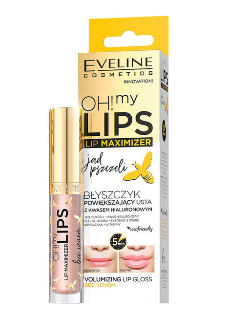 Luciu cu efect de marire Eveline Oh! My Lips Bee Venom