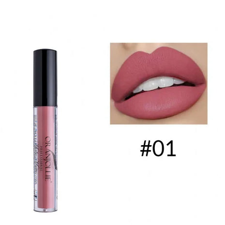 Ruj lichid Make Matte Oranjollie nr. 1 rezistenta 24H